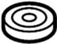 View Insulator. Engine. Support. Mount. (Upper, Lower) Full-Sized Product Image