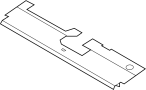 Image of Radiator Support Access Cover (Rear, Upper, Lower). Radiator Support Access. image for your 2020 Ford F-150 3.0L Power-Stroke V6 DIESEL A/T RWD Lariat Crew Cab Pickup Fleetside 