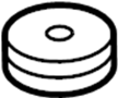 View Insulator. Engine. Support. Mount. (Upper, Lower) Full-Sized Product Image