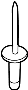 Image of Molding. Rivet. Rocker. (Front). A fastener which secures. image for your 2007 Ford Escape   