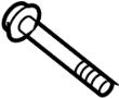 Image of Suspension Shock Absorber Bolt (Lower) image for your 2017 Ford Police Interceptor Utility   