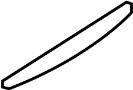 View Back Glass Wiper Blade (Rear) Full-Sized Product Image