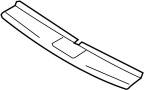 Image of Bumper Step Pad (Lower) image for your 2014 Ford F-150 5.0L V8 FLEX A/T 4WD STX Extended Cab Pickup Fleetside 