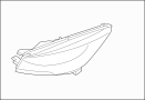 Image of Headlight Assembly image for your 2012 Ford F-150 3.5L EcoBoost V6 A/T RWD Lariat Extended Cab Pickup Fleetside 