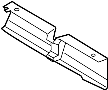 View Bracket, aux. radiator, lower right Full-Sized Product Image 1 of 1