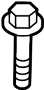 View Engine Camshaft Position Sensor Bolt Full-Sized Product Image