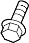 Image of Horn Mount Bolt image for your 2012 Ford F-150 5.0L V8 FLEX A/T RWD FX2 Crew Cab Pickup Fleetside 