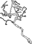 Image of Engine Wiring Harness image for your 2015 Ford F-150  XL Extended Cab Pickup Fleetside 