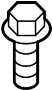View Engine Mount Bolt (Front, Upper) Full-Sized Product Image 1 of 8