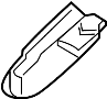 View Rain Sensor Cover (Upper, Lower) Full-Sized Product Image 1 of 4