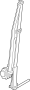 Image of Seat Belt Lap and Shoulder Belt image for your 2003 Ford E-350 Super Duty 6.8L Triton V10 A/T Base Cab & Chassis 