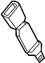 View Seat Belt Extension (Upper) Full-Sized Product Image