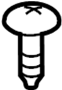 Image of Roof Molding Screw image for your 2022 Ford Police Interceptor Utility   