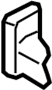 View Retainer. Panel. Trim. Door. Interior.  Full-Sized Product Image 1 of 2