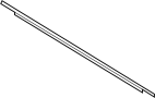Image of Door Belt Molding (Upper) image for your 2024 Ford Police Interceptor Utility   
