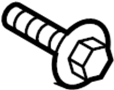 View Door Interior Trim Panel Screw Full-Sized Product Image