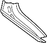 Image of Body Trim Molding (Front, Rear, Lower) image for your 2021 Ford Transit-350  PTV Extended Cargo Van 