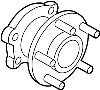 View Wheel Bearing and Hub Assembly (Rear) Full-Sized Product Image