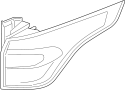 Image of Tail Light Assembly (Rear) image for your 2019 Ford Fusion   