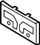 Image of License Plate Bracket image for your 2024 Ford Transit-350 3.5L EcoBoost V6 A/T RWD PTV Extended Cargo Van 