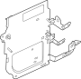 View Engine Control Module (ECM) Bracket Full-Sized Product Image 1 of 6