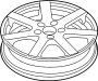 Image of Wheel image for your 2022 Ford Transit-350 3.5L EcoBoost V6 A/T AWD Base Extended Cargo Van 