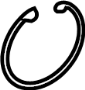 View Axle. Clip. Retainer. Ring. Joint.  Full-Sized Product Image
