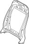 Image of Seat Back Frame image for your 2014 Ford F-150 3.7L V6 FLEX A/T 4WD XL Extended Cab Pickup Fleetside 