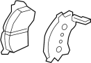 Image of Disc Brake Pad Set (Front) image for your 2015 Ford Focus   