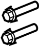 View Suspension Strut Bolt (Lower) Full-Sized Product Image