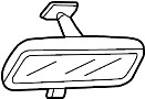 View Interior Rear View Mirror (Rear) Full-Sized Product Image