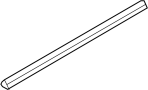 View Door Window Belt Weatherstrip (Upper) Full-Sized Product Image