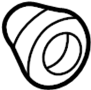 View Grommet. Headlight.  Full-Sized Product Image