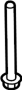 Image of Bolt. Mount. Insulator. (Rear, Upper, Lower). A threaded rod with a. image for your 2019 Ford Transit-250   