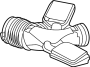 View Engine Air Intake Hose (Front, Lower) Full-Sized Product Image