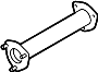 Image of Pipe. Exhaust. Extension. (Rear). Exhaust Intermediate. image for your 2019 Ford F-150 5.0L V8 FLEX A/T 4WD XL Standard Cab Pickup Fleetside 