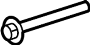 Image of Catalytic Converter Bolt image for your 2022 Ford F-350 Super Duty 7.3L V8 A/T RWD XLT Crew Cab Pickup Fleetside 