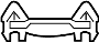 View Headliner. Bracket.  Full-Sized Product Image