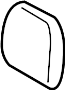View Headrest Cover (Rear) Full-Sized Product Image