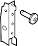View Pillar. Corner. Panel. Reinforcement. (Rear) Full-Sized Product Image