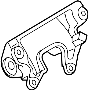 Image of Engine Mount Bracket (Front, Lower) image for your 2017 Ford Expedition 3.5L EcoBoost V6 A/T 4WD EL Platinum Sport Utility 