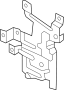 View Cruise Control Distance Sensor Bracket Full-Sized Product Image