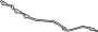 View Headlight Washer Hose Full-Sized Product Image 1 of 7