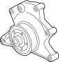 Image of Accessory Drive Belt Idler Assembly image for your 2024 Ford F-250 Super Duty 6.7L Power-Stroke V8 DIESEL A/T 4WD XL Extended Cab Pickup Fleetside 