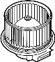 View Blower motor. FAN AND MOTOR ASSEMBLY.  Full-Sized Product Image 1 of 10