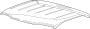 Image of Roof Panel image for your 2008 Ford F-150 5.4L Triton V8 A/T RWD THE 60TH ANNIVERSARY EDITION Crew Cab Pickup Stepside 