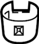 View HOLDER - CUP. Insert.  Full-Sized Product Image 1 of 2