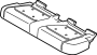 View Cushion. Seat. Pad. (Rear) Full-Sized Product Image 1 of 7