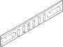View Tailgate Gap Cover Full-Sized Product Image
