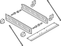 Image of Accessory kit. RAMP ASSEMBLY. image for your 2019 Ford F-350 Super Duty 6.2L V8 FLEX A/T 4WD Platinum Crew Cab Pickup Fleetside 